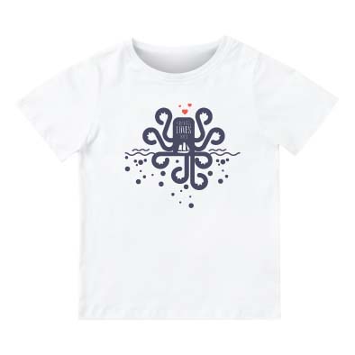 t-shirt παιδικό με στάμπα