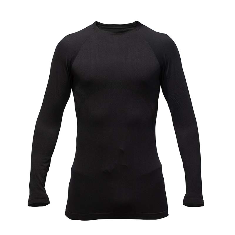bl-front-black ισοθερμικό t-shirt μακρυμάνικο