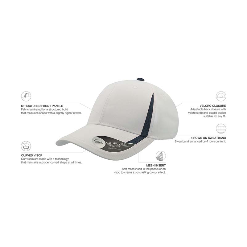 cp-atjog-white-navy-details atlantis καπέλο jogging