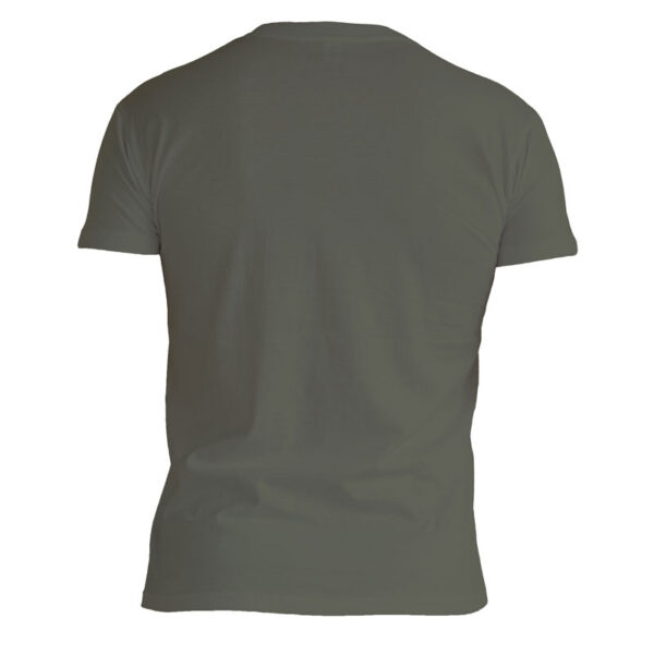 t-shirt ανδρικό χακί πίσω
