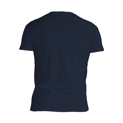 t-shirt ανδρικό navy πίσω