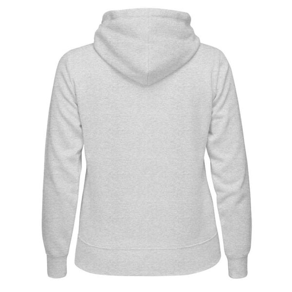 φούτερ κουκούλα γυναικείο γκρι πίσω