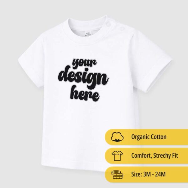 custom βρεφικό t-shirt με εκτύπωση