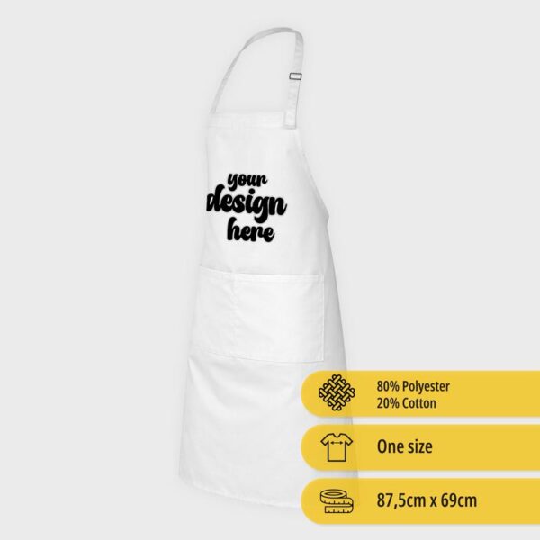 unisex custom ποδιά με τσέπες εκτύπωση 01