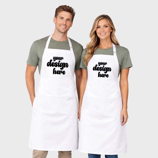 unisex custom ποδιά με τσέπες εκτύπωση 02