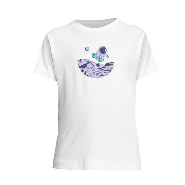 t-shirt παιδικό λευκό με στάμπες