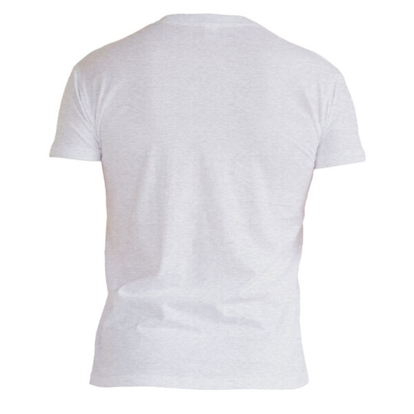 t-shirt ανδρικό γκρι πίσω