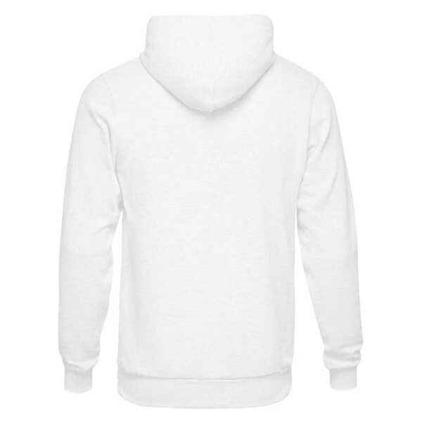 λευκό φούτερ κουκούλα με στάμπα strong without weights back