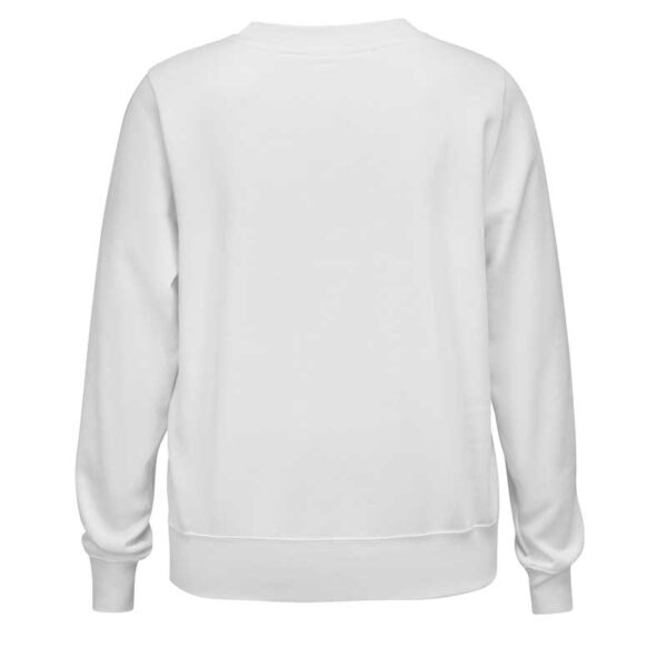 γυναικείο λευκό φούτερ με στάμπα χέρι καρδιά πίσω 01