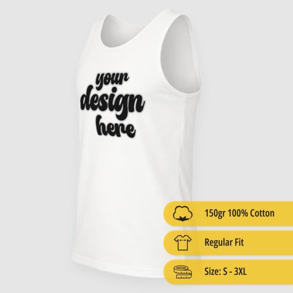 custom sleeveless t-shirt με εκτύπωση 02