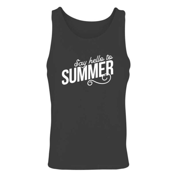 αμάνικο t-shirt με στάμπα hello to summer 02 front