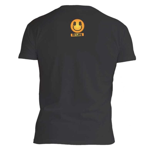 ανδρικό t-shirt μαύρο με στάμπα dj 02