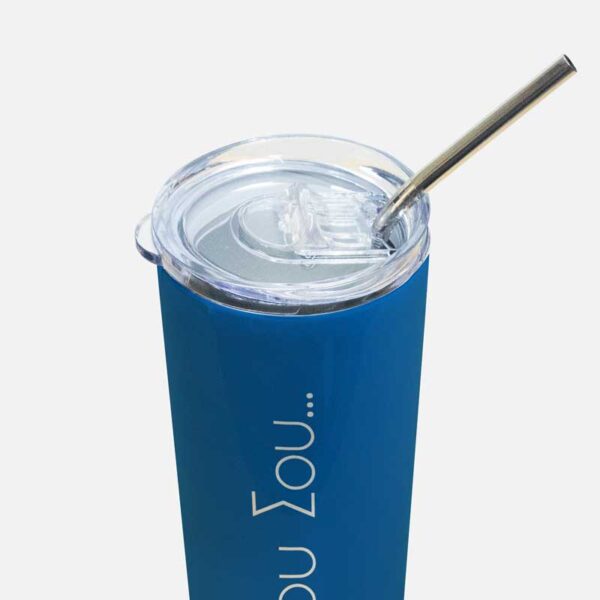 thermal tumbler ποτήρι θερμός το νου σου 480ml με καλαμάκι 04