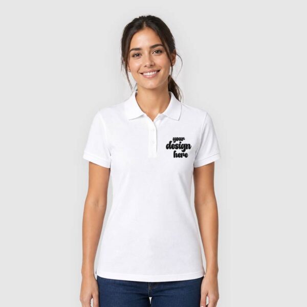 γυναικείο custom polo classic με εκτύπωση 01
