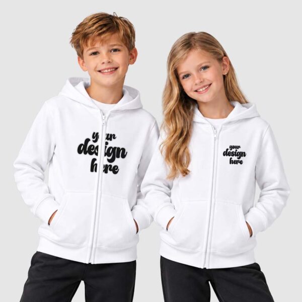 παιδικό custom zip hoodie 260 basic 01